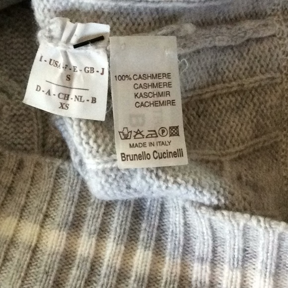 Brunello Cucinelli cashmere zip front - Picture 5 of 5